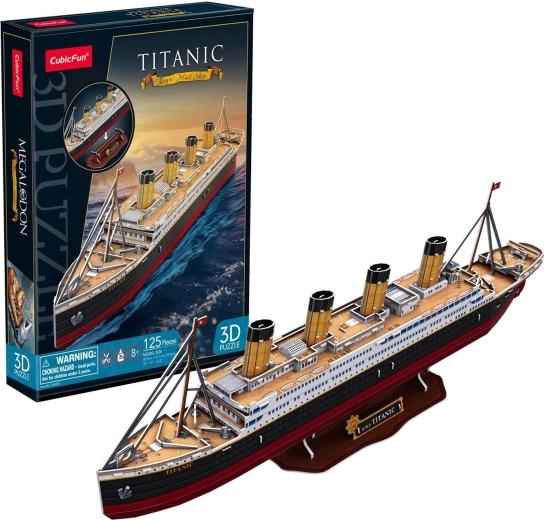 CubicFun puzzle 3D Titanic, 125 pièces