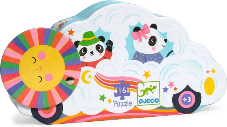 Puzzle Djeco voiture nuage (16 pièces)