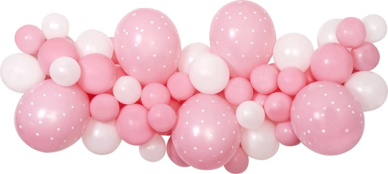 Gemar kit DIY pour guirlande de ballons baby pink
