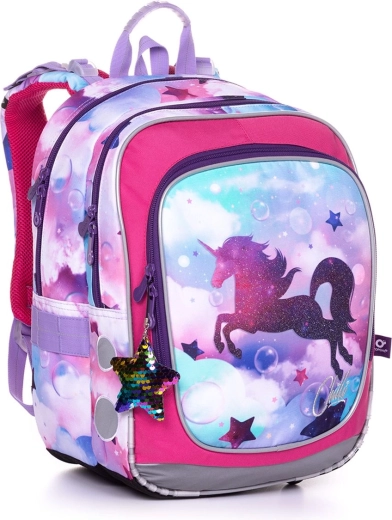 Sac à dos scolaire Topgal Endy avec licorne