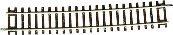 Roco Line rail courbe avec traverses en bois