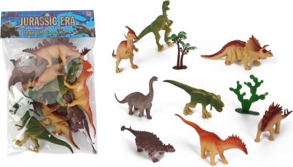 Ensemble de dinosaures en plastique – 10 pièces