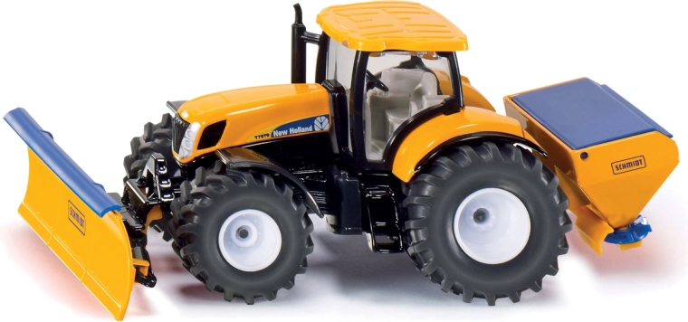 SIKU Super tracteur avec lame frontale et épandeur de sel