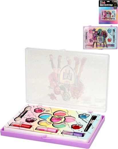 Coffret de maquillage Monster High pour enfants – fards à paupières, rouges à lèvres et gloss