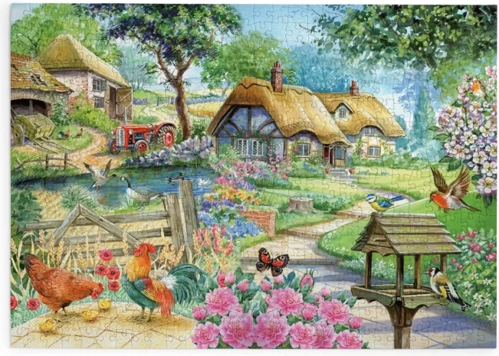 House of Puzzles La vie à la campagne, puzzle de 500 grandes pièces