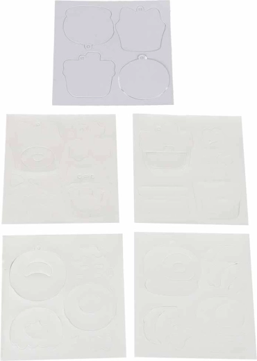 Bases pour quatre décorations
