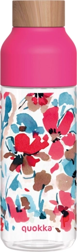 Bouteille d’hydratation Quokka Ice Red Flowers 720 ml