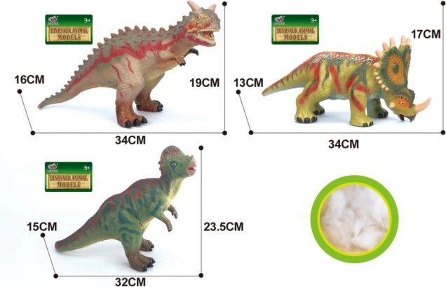 Dinosaure doux 34 cm