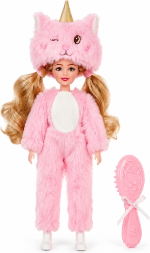 Costume rose tout doux