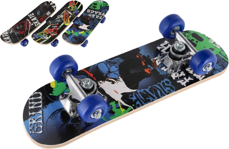 Skateboard en bois de 43 cm - 1 pièce