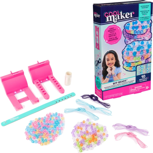 Spin Master Cool Maker BFF Beads – kit de fabrication de bracelets d’amitié
