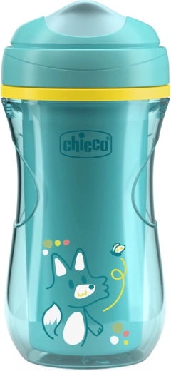 Gobelet isotherme Chicco Active avec bec dur, teal, 14 mois+