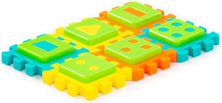Pièces colorées pour un assemblage amusant