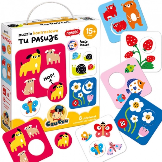 Puzzle contrastés CzuCzu Tu Pasuje
