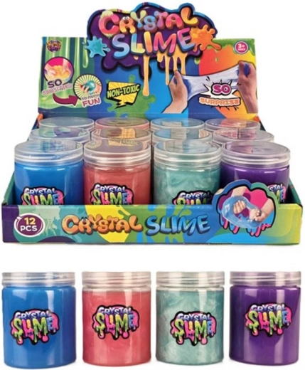 Slime métallique Crystal en pot - 1 pièce