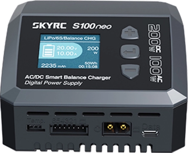 Puissance jusqu’à 200 W en DC et 100 W en AC