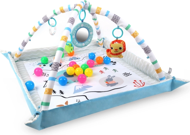 2-en-1 : parc et tapis de jeu avec arches