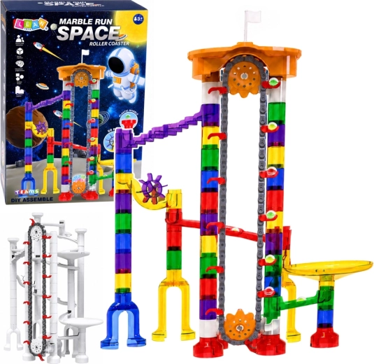 Circuit de billes cosmique – jeu de construction 153 pièces