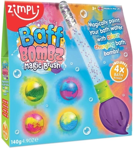 Bombes de bain effervescentes avec pinceau magique ZIMPLI KIDS