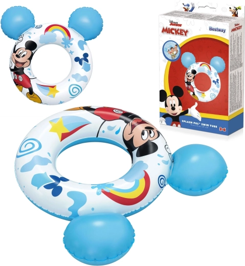 Bouée gonflable pour enfants Bestway Mickey Mouse avec oreilles