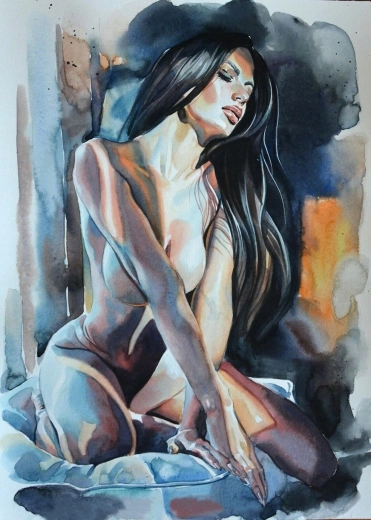 NORIMPEX peinture diamant nu féminin 30 × 40 cm