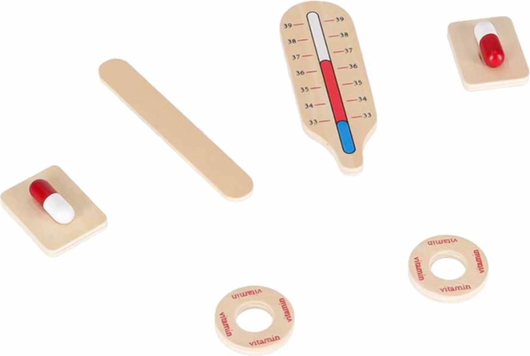 Les accessoires en bois favorisent la motricité