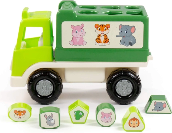 Boîte à formes avec animaux