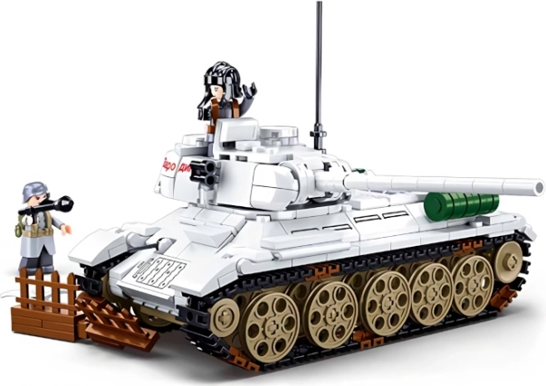 Sluban Bataille de Budapest – char blanc T‑34/85 set de construction