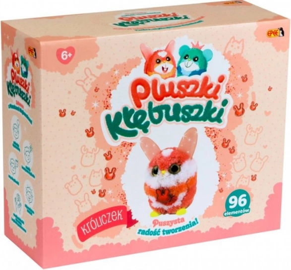 Kit créatif de peluches Lapin, 96 pièces