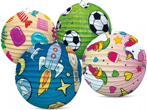 Lanterne en papier boule 25 cm