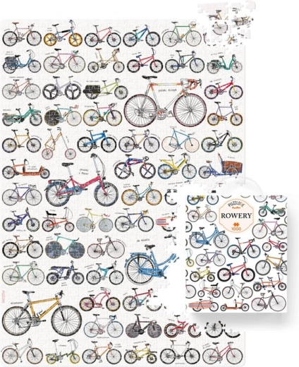 CzuCzu Puzzlove puzzle Vélos 1000 pièces