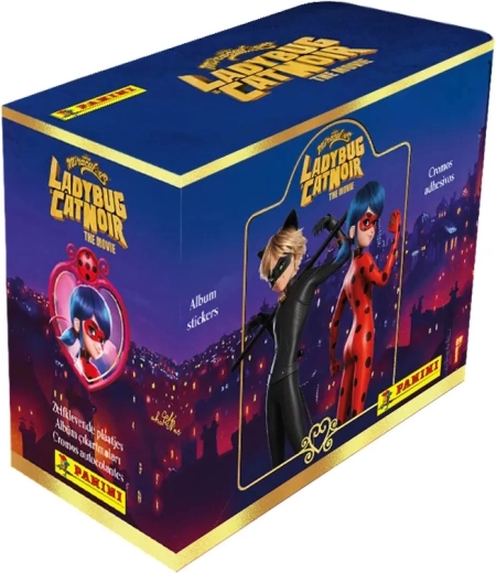 Panini Miraculous Ladybug & Cat Noir : Film - collection de stickers à collectionner - boîte de 24 sachets