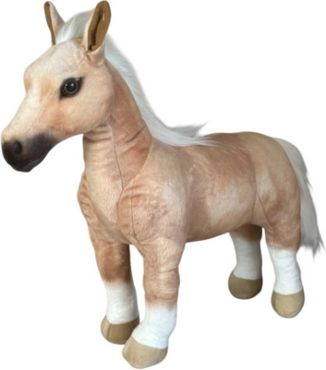 Cheval en peluche Palomino 55 cm