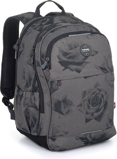Sac à dos étudiant Topgal Rony avec motif rose