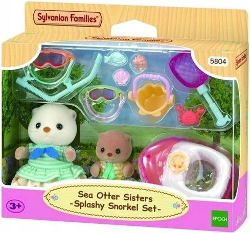 Sylvanian Families sœurs loutres de mer en vacances