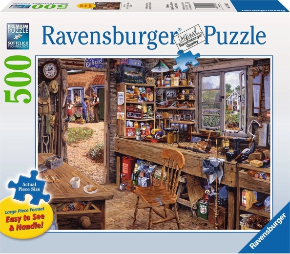 Puzzle Ravensburger L’atelier de papa XXL 500 pièces