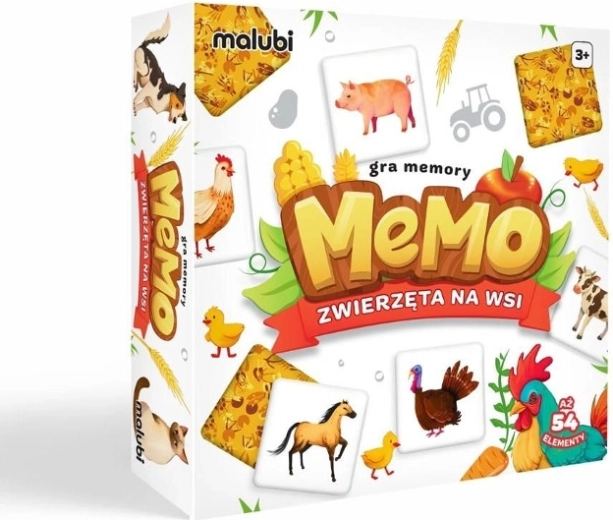 Jeu de mémoire : Animaux de la ferme