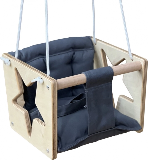 Balançoire en bois pour enfants Étoile