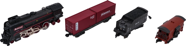 Jeu créatif grâce à un riche ensemble de wagons