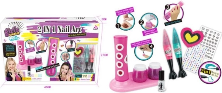 Kit de décoration des ongles 2 en 1