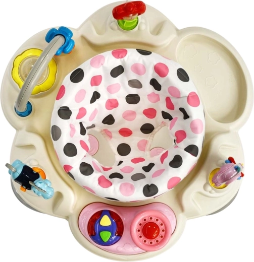 Siège rotatif à 360° pour un accès facile aux jouets