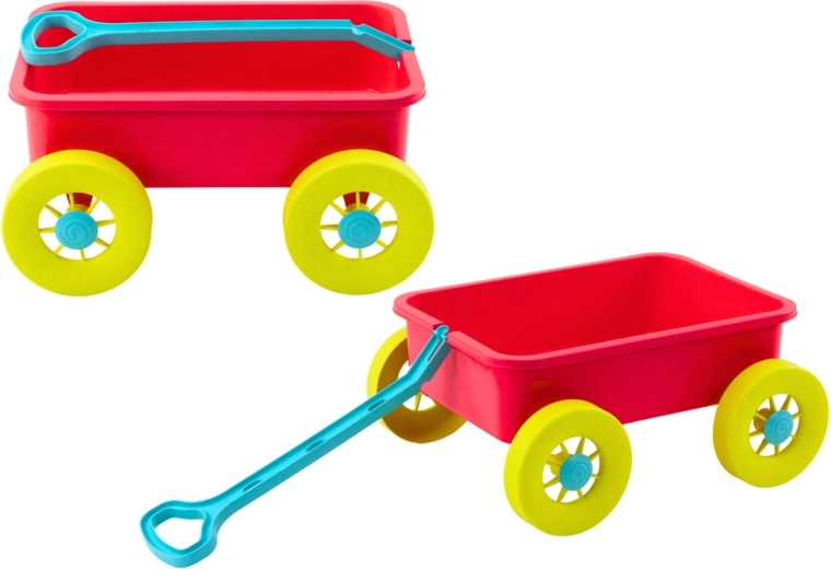 Chariot jouet en plastique pour le sable – rose pastel