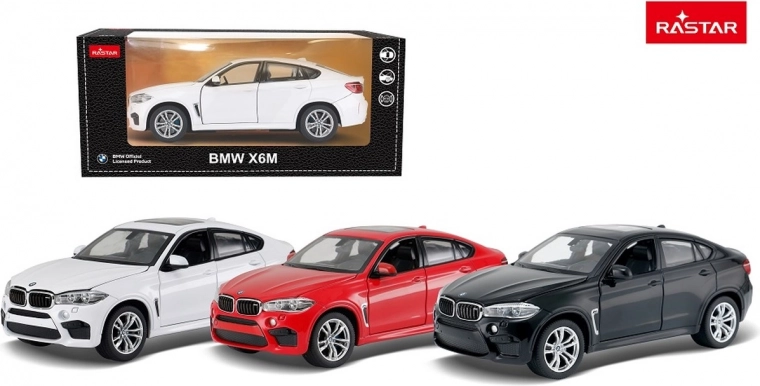Modèle métallique 1:24 BMW X6 M noir RASTAR