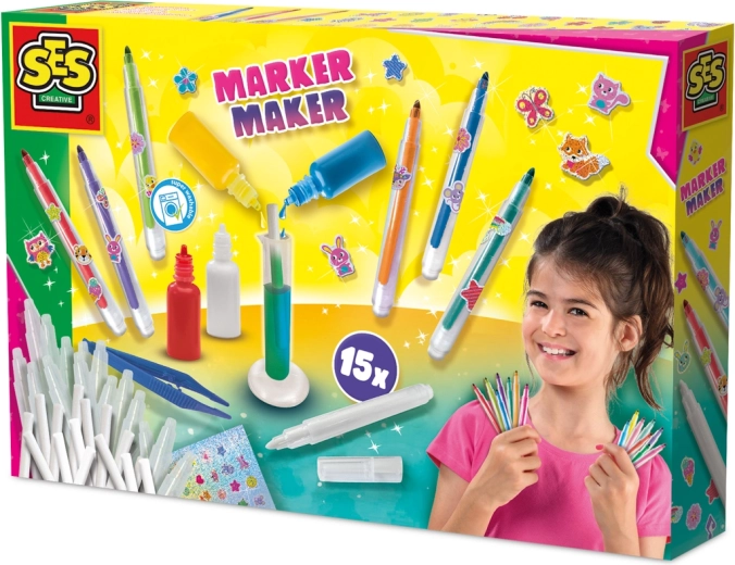 Kit de fabrication de feutres colorés pour enfants – crée tes propres marqueurs