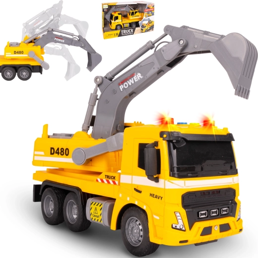 Camion-pelle 1:16 avec lumière et son