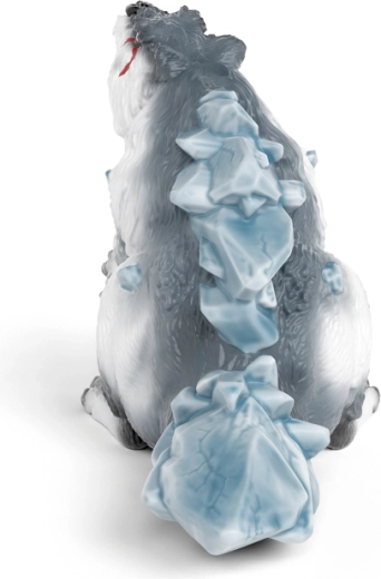 Imposante armure de glace et cristaux
