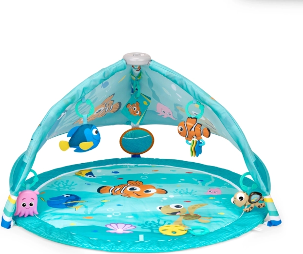 Tapis d’éveil Bright Starts pour le développement de la motricité et des sens Disney Baby Le Monde de Nemo Pop ’N Wiggle