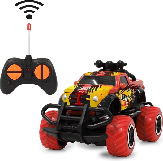 Jamara Runny Two RC monster truck 1:43 rouge 40 MHz