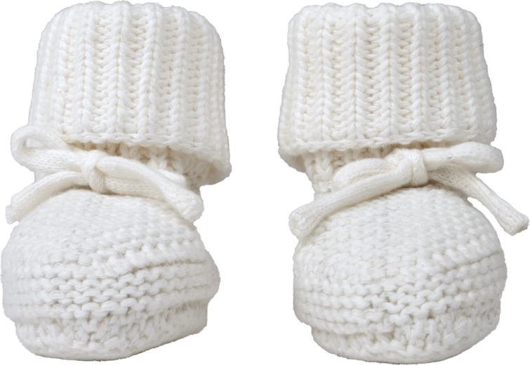 Lodger chaussons tricotés Slipper Knit Cloud Dancer 0–6 mois