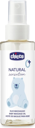 Huile de massage Chicco Natural Sensation pour bébés 100 ml